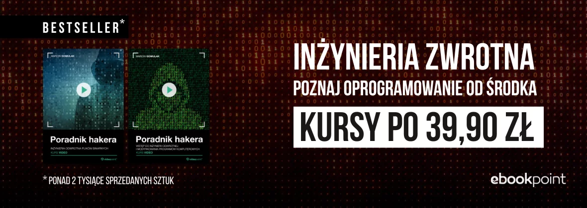 Promocja Inżynieria zwrotna. Kursy po 39,90 zł