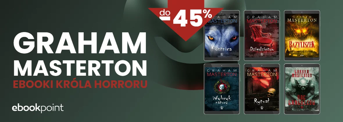 Grafika promocji - GRAHAM MASTERTON 