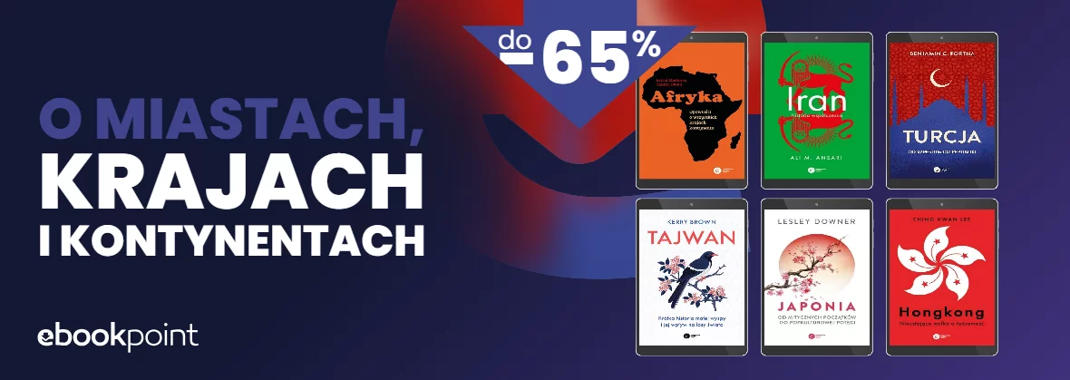 Grafika promocji - O miastach, krajach i kontynentach / do -65%