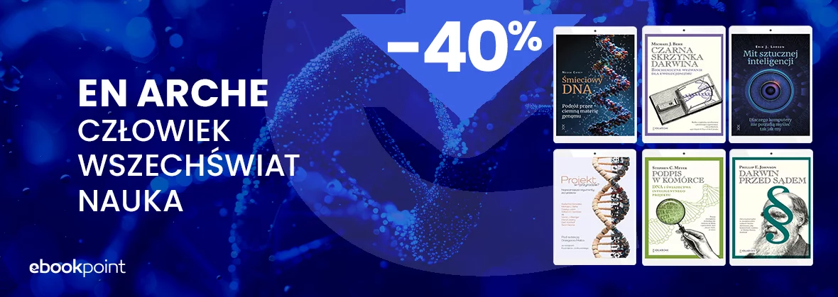 Grafika promocji - Człowiek - Wszechświat - Nauka [En Arche -40%]