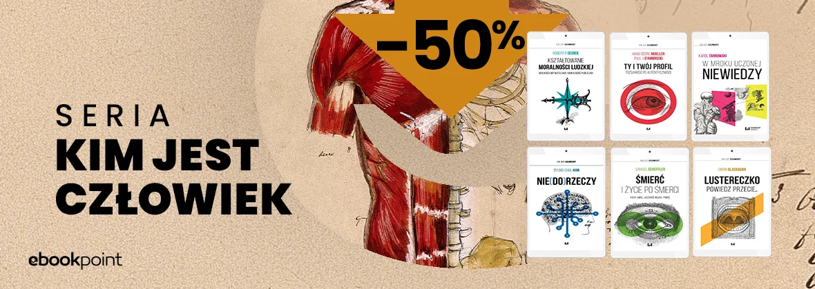 Grafika promocji - Seria KIM JEST CZŁOWIEK  -50%