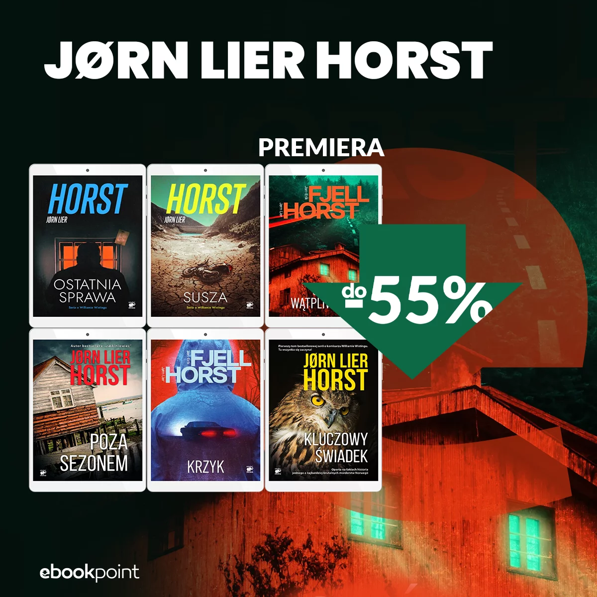 Grafika promocji - Jørn Lier Horst / do -55%