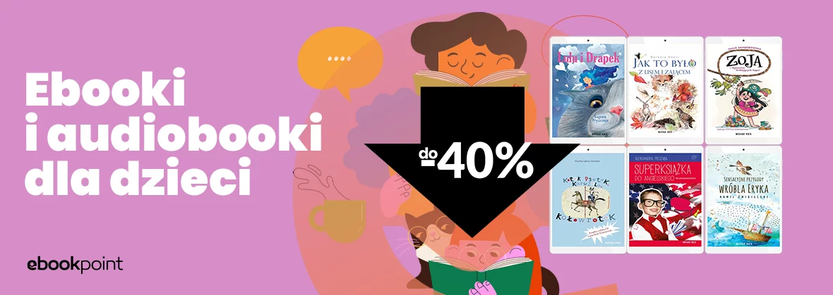 Grafika promocji - Ebooki i audiobooki dla dzieci