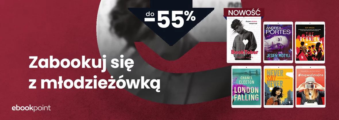 Grafika promocji - Zabookuj się z młodzieżówką do -55%