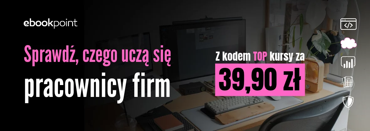 Grafika promocji - Sprawdź, czego uczą się pracownicy firm