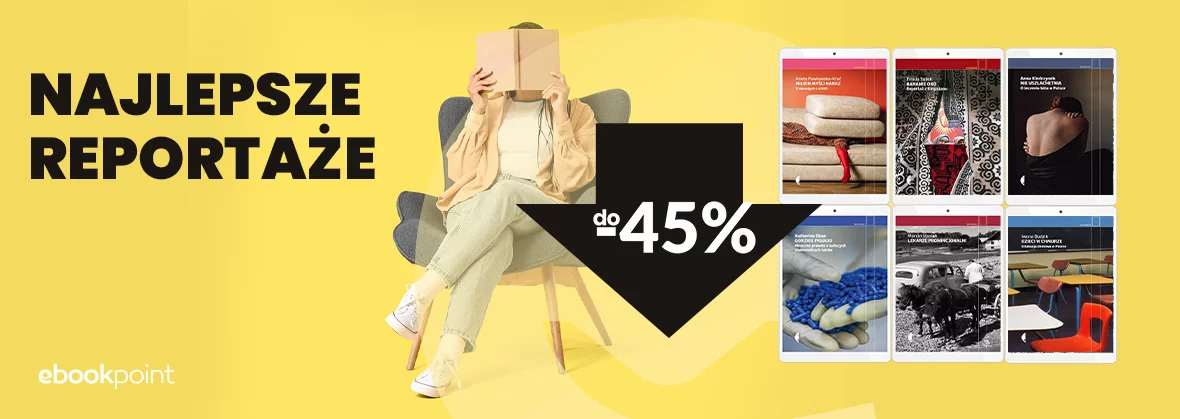Grafika promocji - Najlepsze REPORTAŻE do -45%