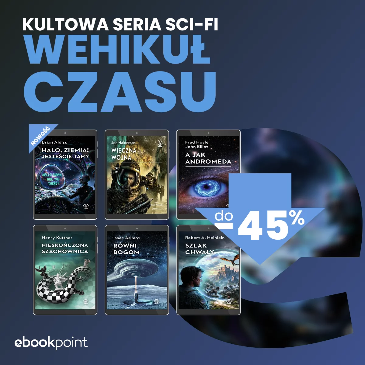 Grafika promocji - Kultowa seria sci-fi - WEHIKUŁ CZASU do -45%