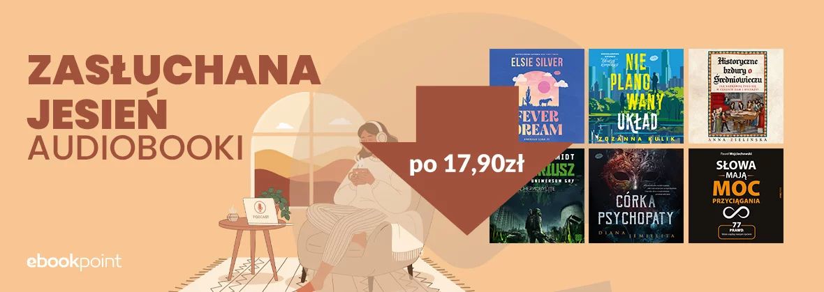 Grafika promocji - Zasłuchana jesień! Audiobooki po 17,90zł