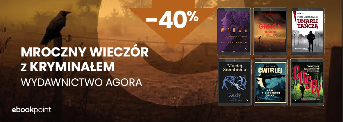 Grafika promocji - Mroczny wieczór z kryminałem! 