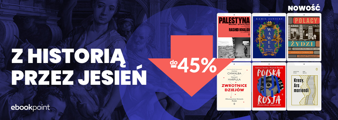 Grafika promocyjna - Z historią przez jesień / do -45%