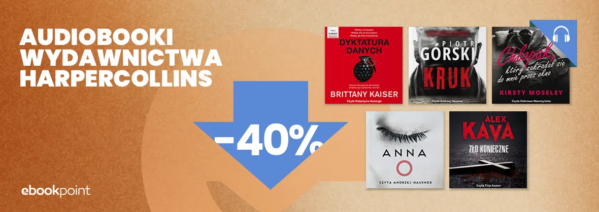 Audiobooki wydawnictwa HarperCollins -40%