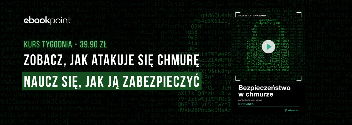 Kurs tygodnia. Bezpieczeństwo w chmurze!