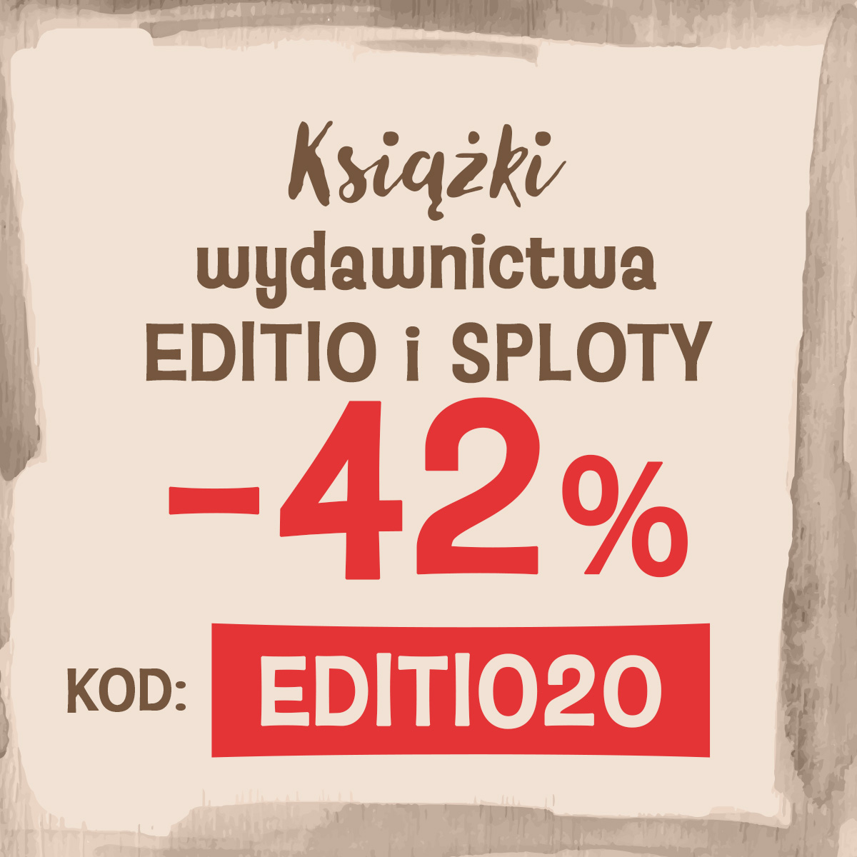 Sprawdź kupon w kalendarzu adwentowym od Editio - dzień 20