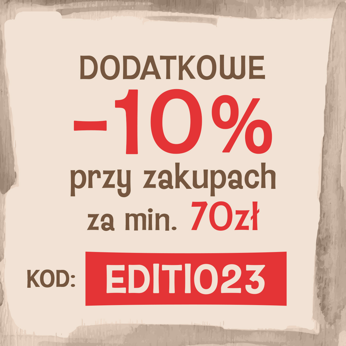 Sprawdź kupon w kalendarzu adwentowym od Editio - dzień 23