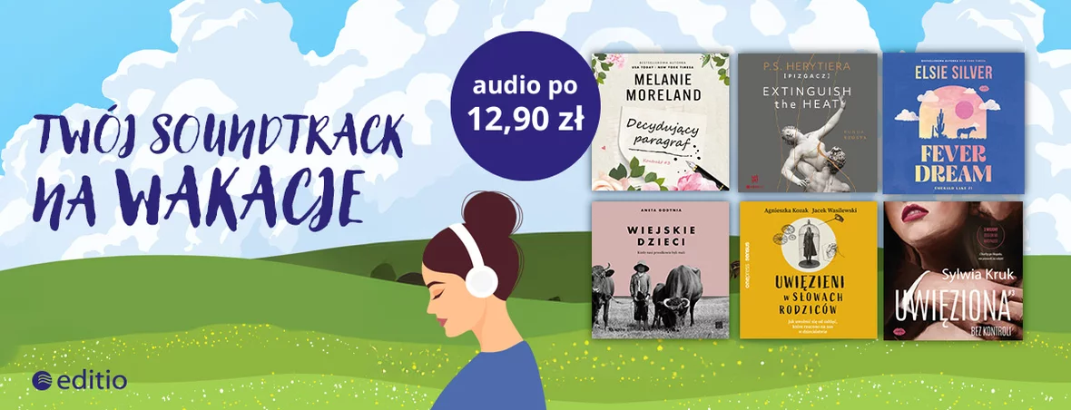 Słuchaj audiobooków w wakacyjnym klimacie! Teraz za jedyne 12,90 zł!