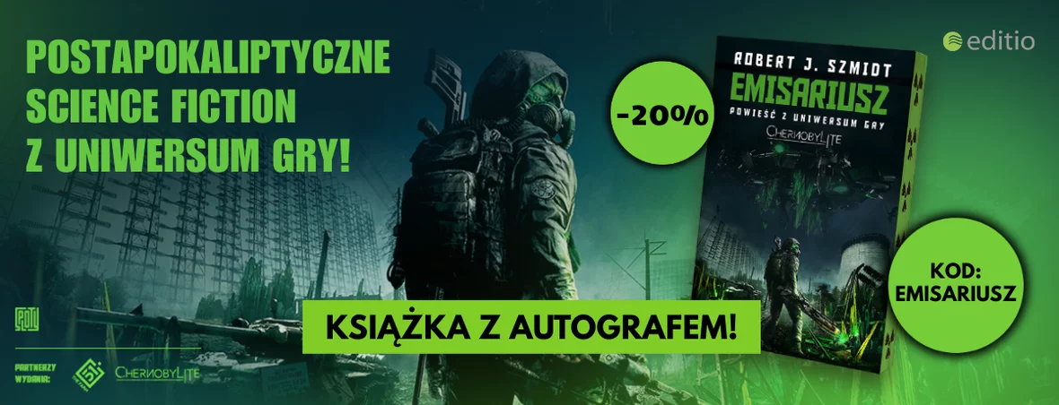 Kup wyjątkowe wydanie książki Emisariusz, ze specjalnym podpisem autora!