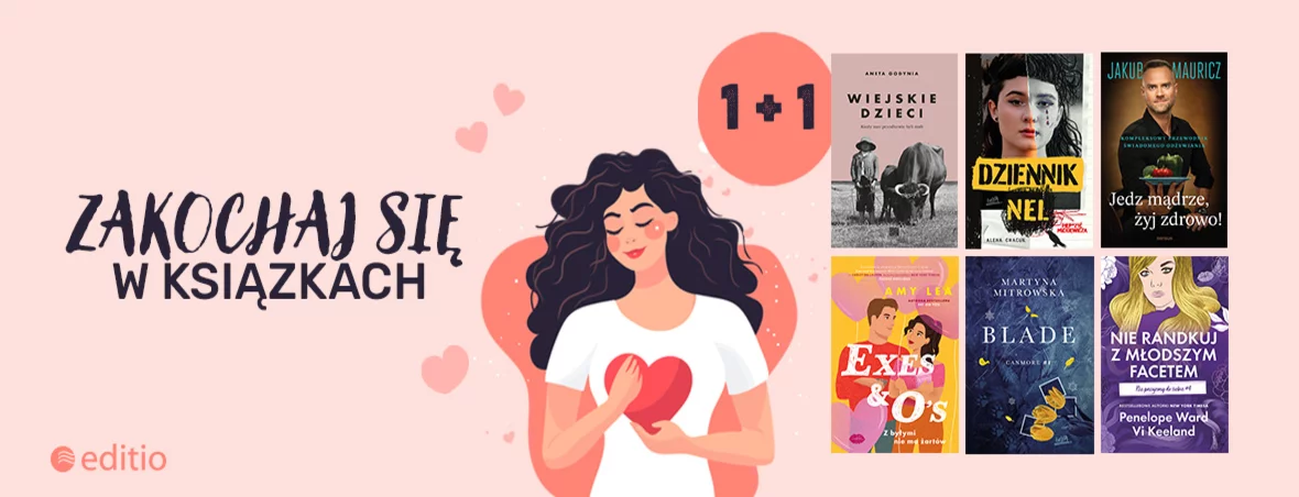 Kup jedną książkę, a drugą otrzymasz za darmo!