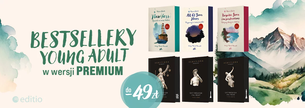 Grafika promocyjna - Bestsellery Young Adult w wersji PREMIUM ⭐