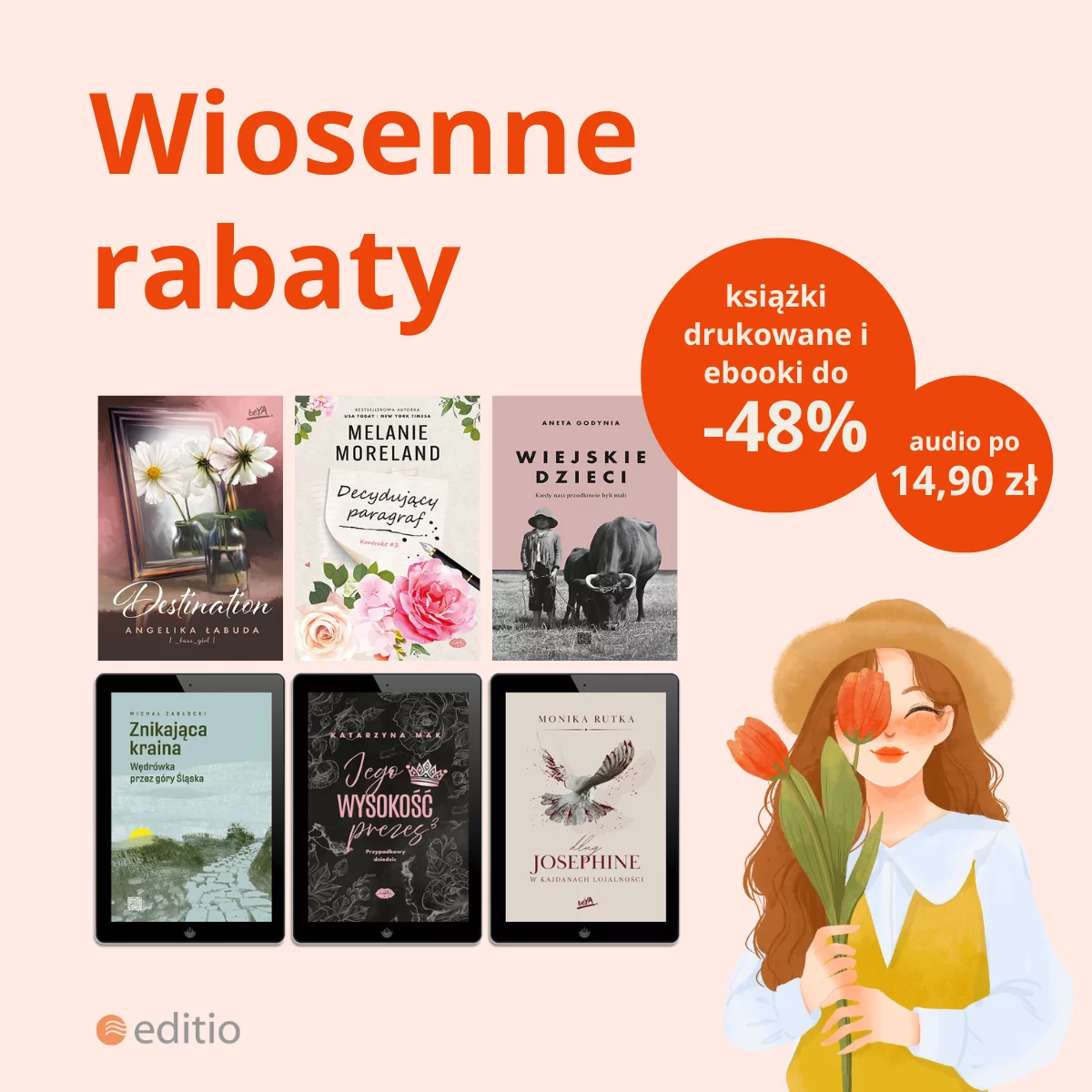 Grafika promocji - Wiosenne rabaty 🌷