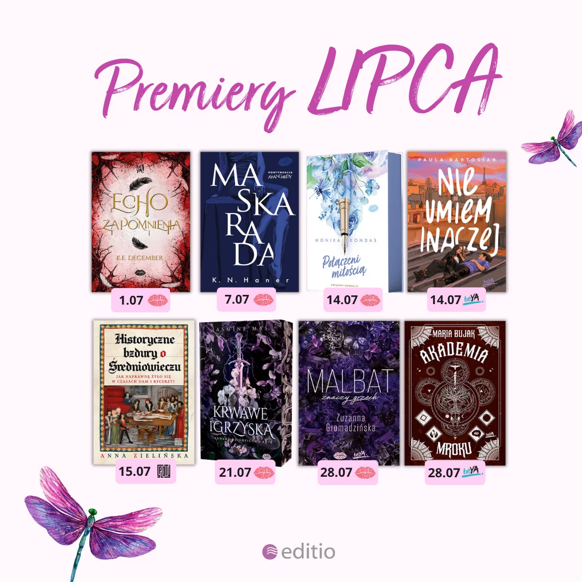 Grafika promocji - Premiery lipca 2026 🎉