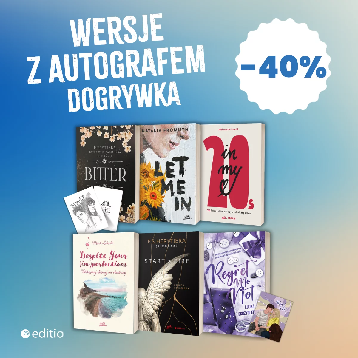 Grafika promocji - Wersje z autografem - DOGRYWKA! 🫶
