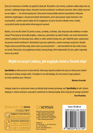 Tył okładki książki/ebooka SpecBabka. Obudź w sobie kobiecą moc!