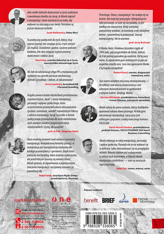 Tył okładki książki/ebooka MANIPULACJA ODCZAROWANA! 777 skutecznych technik wpływu