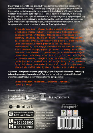 Tył okładki książki/ebooka Mroczni ludzie. Trylogia OXEN cz. 2