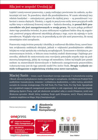 Tył okładki książki/ebooka Budowanie zaangażowania, czyli jak motywować pracowników i rozwijać ich potencjał. Wydanie II
