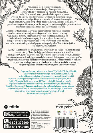 Tył okładki książki/ebooka Mimochodem o chodzeniu