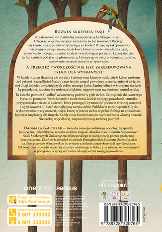 Tył okładki książki/ebooka Obudź swoją kreatywność. Jak aktywować twórczy potencjał umysłu. Wydanie II rozszerzone