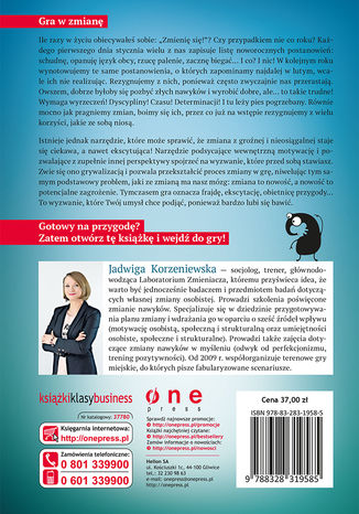 Tył okładki książki/ebooka Ograć nawyki. Jak zastosować mechanizmy gier w procesie zmiany osobistej