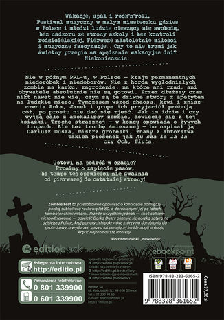 Tył okładki książki/ebooka Zombie Fest