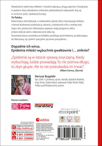 Tył okładki książki/ebooka Wirus