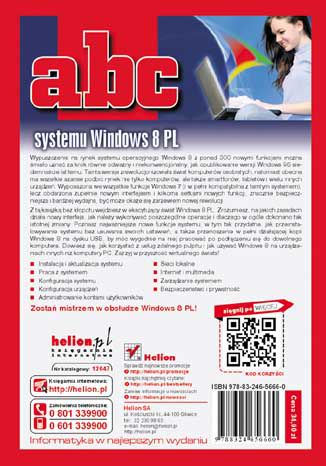 Tylna okładka: ABC systemu Windows 8 PL