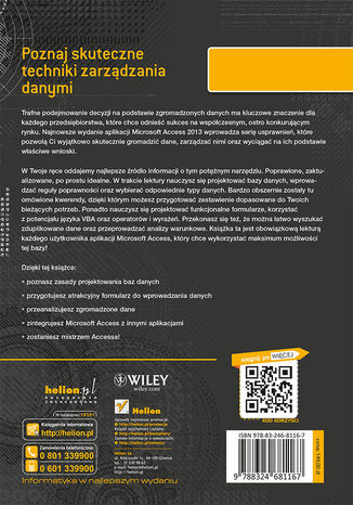 Tylna okładka: Access 2013 PL. Biblia