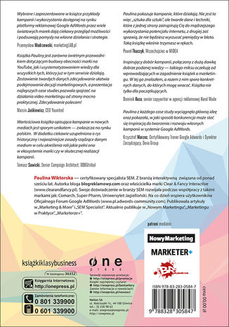 Tylna okładka: AdWords 360°. Katalog skutecznych kampanii