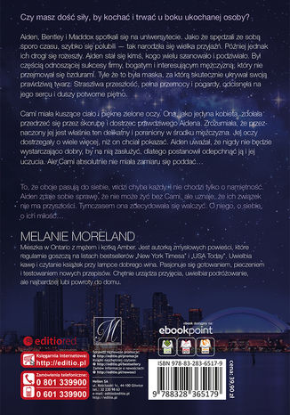 Aiden. Prywatne imperium #2 Melanie Moreland - tył okładki ebooka