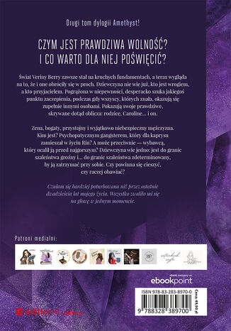 Tylna okładka: Amethyst. Yes, please