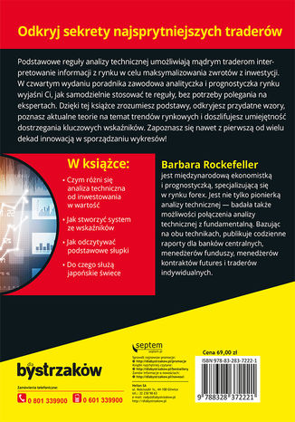 Analiza techniczna dla bystrzakw. Wydanie IV Barbara Rockefeller - ty okadki ksiki
