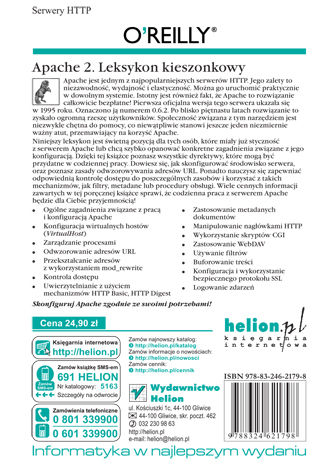 Tylna okładka: Apache 2. Leksykon kieszonkowy