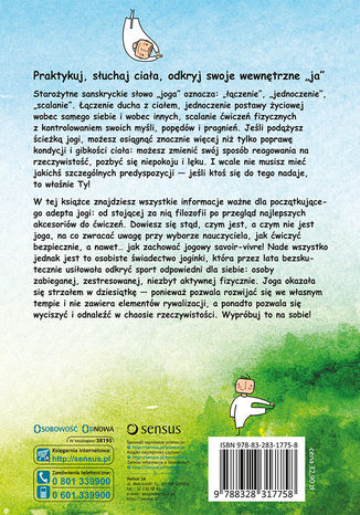Tył okładki książki/ebooka Joga bez napinki