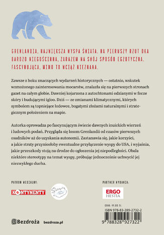 Tylna okładka: Grenlandia. Ulotny duch Północy. Oblicza świata