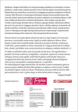 Tylna okładka: Sen powrotu