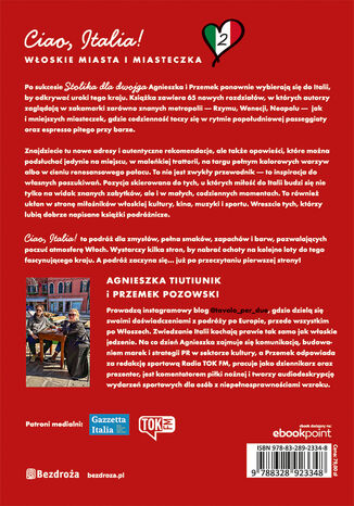 Tylna okładka: Ciao, Italia! Włoskie miasta i miasteczka 2