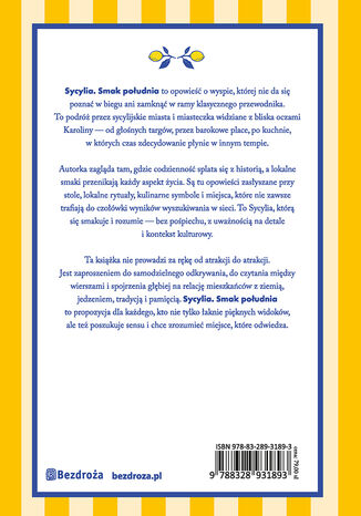 Tylna okładka: Sycylia. Smak południa