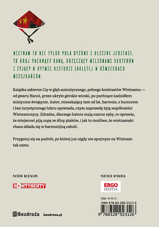 Tylna okładka: Wietnam. Duchy i smartfony. Oblicza świata