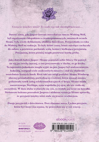 Tylna okładka: Bez siły. Chestnut Springs #3