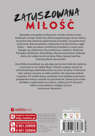 Tylna okładka: Cover. Mój wyśniony koniec świata
