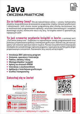 Tylna okładka: Java. Ćwiczenia praktyczne. Wydanie IV